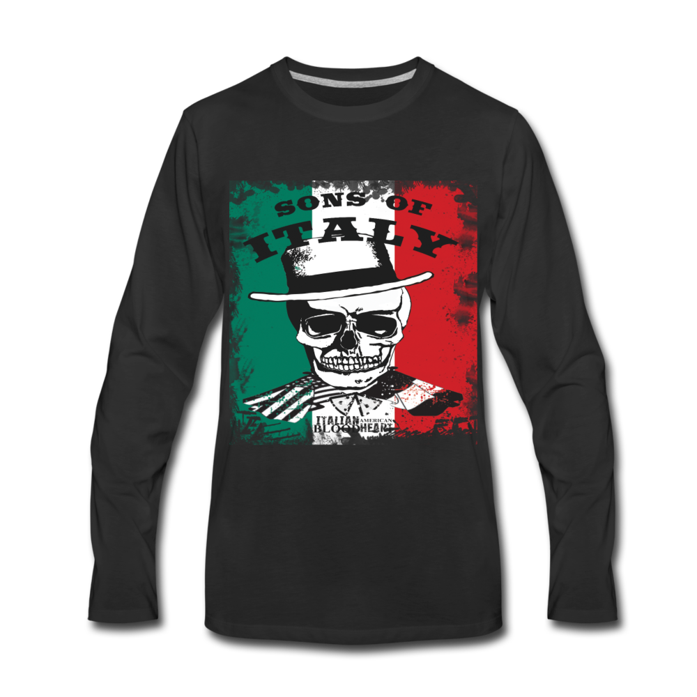 Sons of Italy Unisex Longsleeve-Men's Premium Long Sleeve T-Shirt-Teelime | shirts-hoodies-mugs
