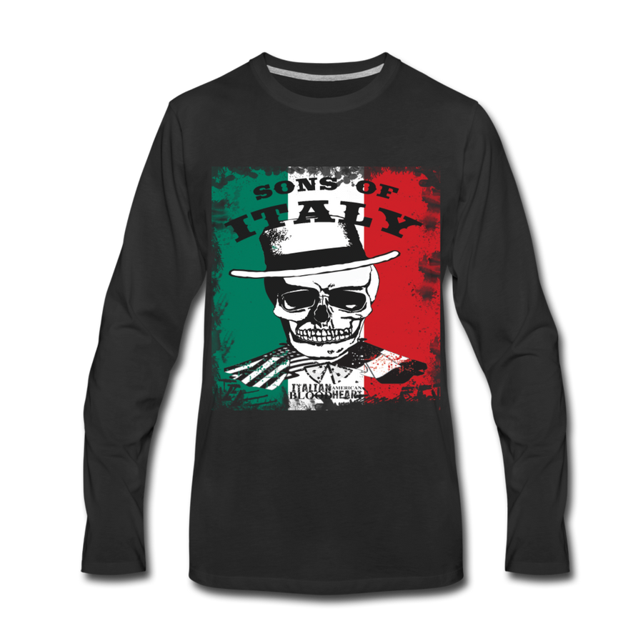 Sons of Italy Unisex Longsleeve-Men's Premium Long Sleeve T-Shirt-Teelime | shirts-hoodies-mugs
