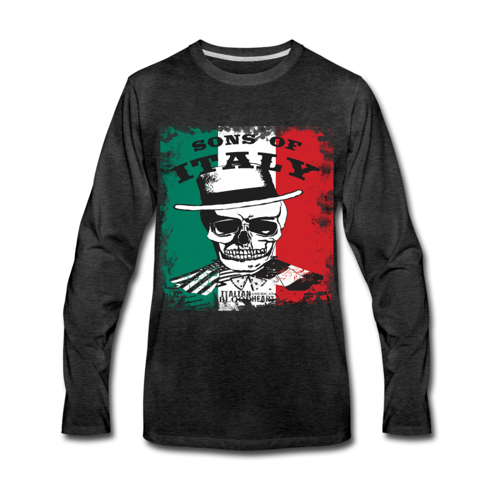 Sons of Italy Unisex Longsleeve-Men's Premium Long Sleeve T-Shirt-Teelime | shirts-hoodies-mugs