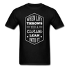 When Life Throws You a Curve Lean Into It Unisex T-Shirt-Unisex Classic T-Shirt | Fruit of the Loom 3930-Teelime | shirts-hoodies-mugs