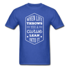 When Life Throws You a Curve Lean Into It Unisex T-Shirt-Unisex Classic T-Shirt | Fruit of the Loom 3930-Teelime | shirts-hoodies-mugs