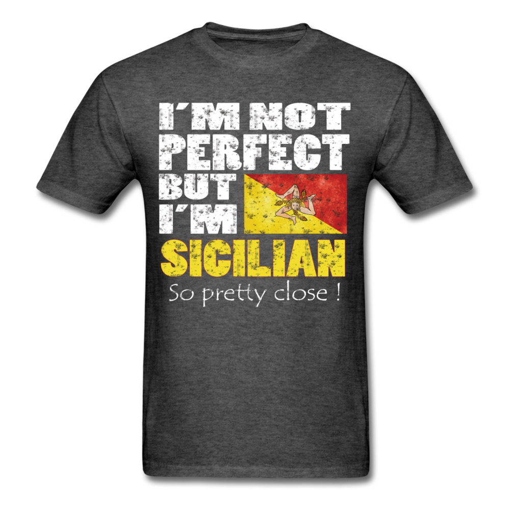I'm not Perfect But I'm Sicilian. So Pretty Close Unisex T-Shirt-Unisex Classic T-Shirt | Fruit of the Loom 3930-Teelime | shirts-hoodies-mugs