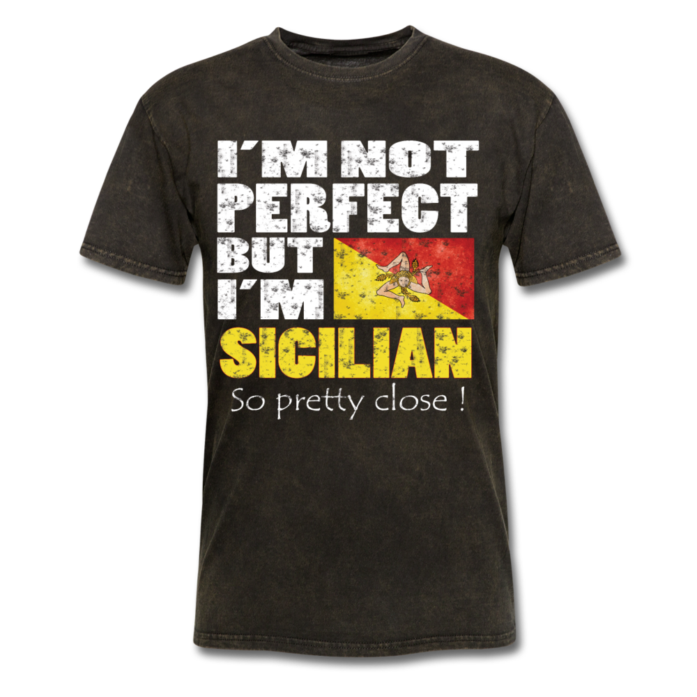 I'm not Perfect But I'm Sicilian. So Pretty Close Unisex T-Shirt-Unisex Classic T-Shirt | Fruit of the Loom 3930-Teelime | shirts-hoodies-mugs