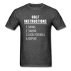 Golf Instructions Unisex T-Shirt-Unisex Classic T-Shirt | Fruit of the Loom 3930-Teelime | shirts-hoodies-mugs