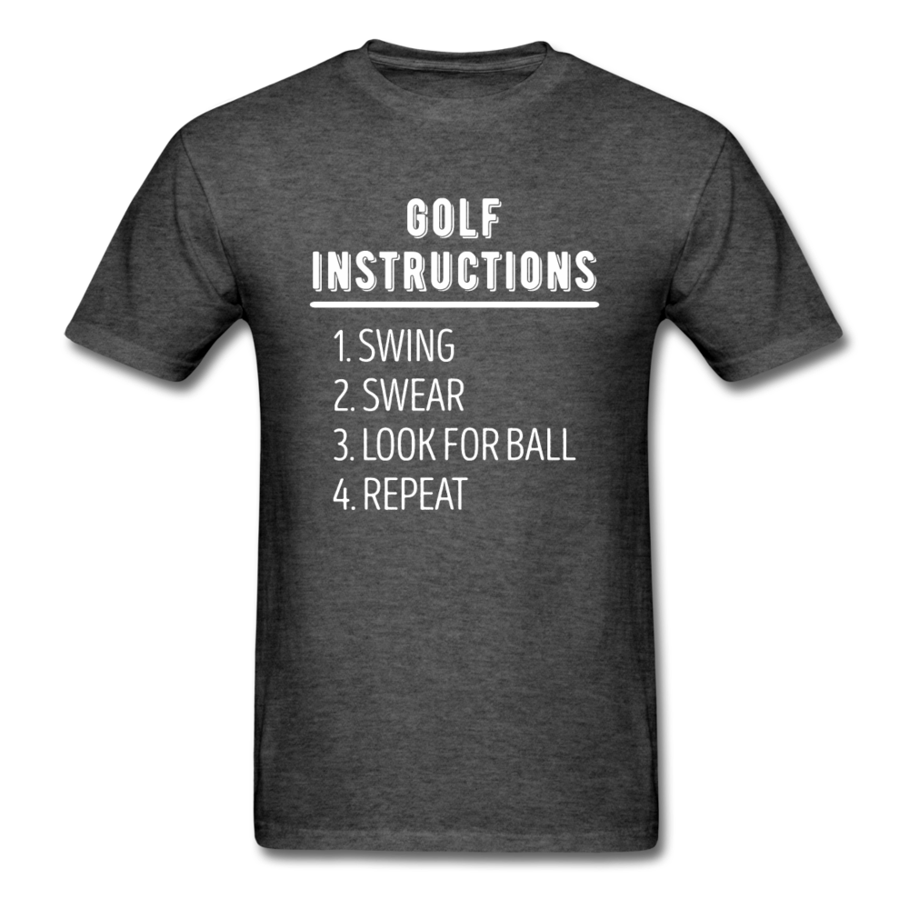 Golf Instructions Unisex T-Shirt-Unisex Classic T-Shirt | Fruit of the Loom 3930-Teelime | shirts-hoodies-mugs