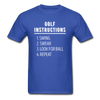 Golf Instructions Unisex T-Shirt-Unisex Classic T-Shirt | Fruit of the Loom 3930-Teelime | shirts-hoodies-mugs