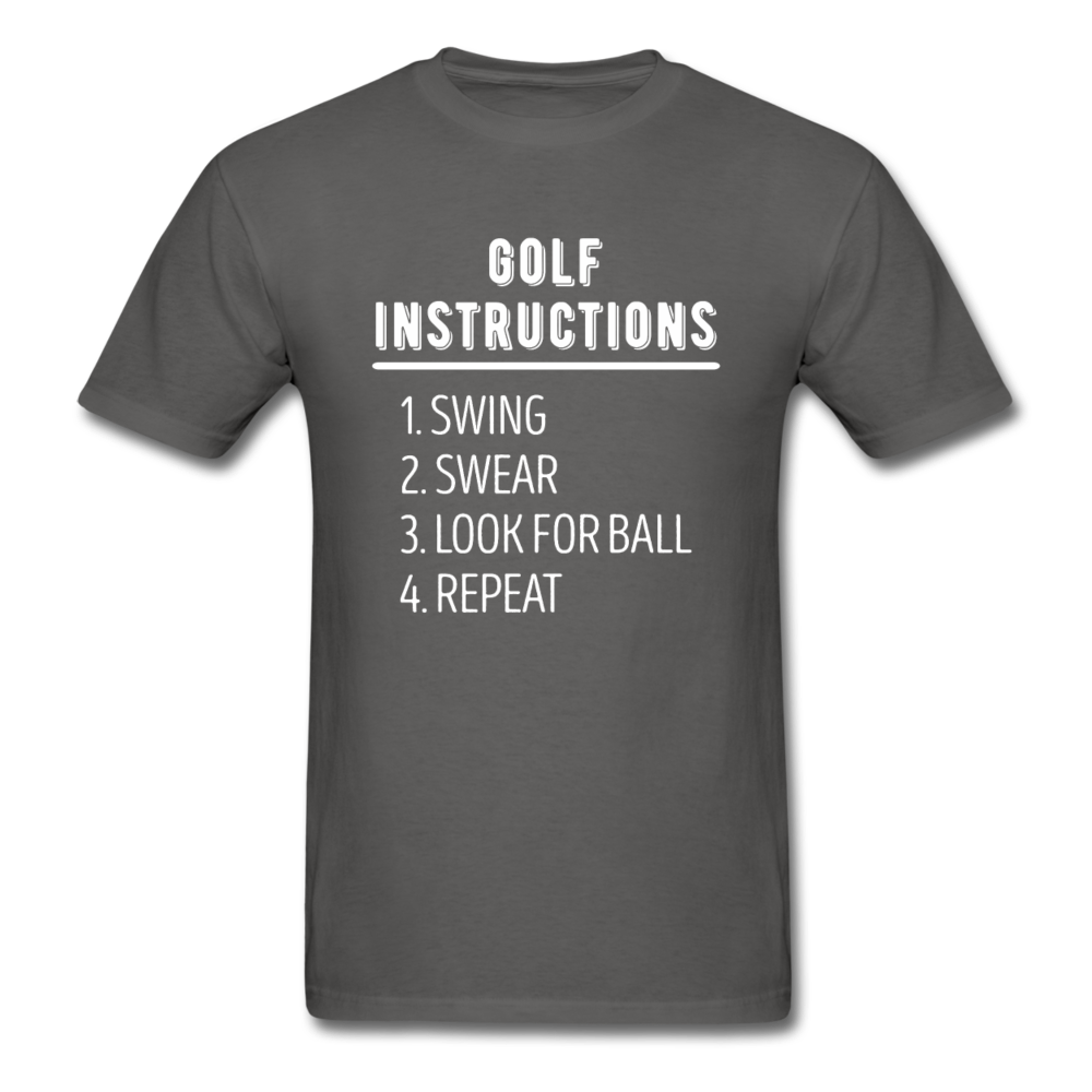 Golf Instructions Unisex T-Shirt-Unisex Classic T-Shirt | Fruit of the Loom 3930-Teelime | shirts-hoodies-mugs