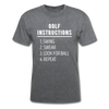 Golf Instructions Unisex T-Shirt-Unisex Classic T-Shirt | Fruit of the Loom 3930-Teelime | shirts-hoodies-mugs