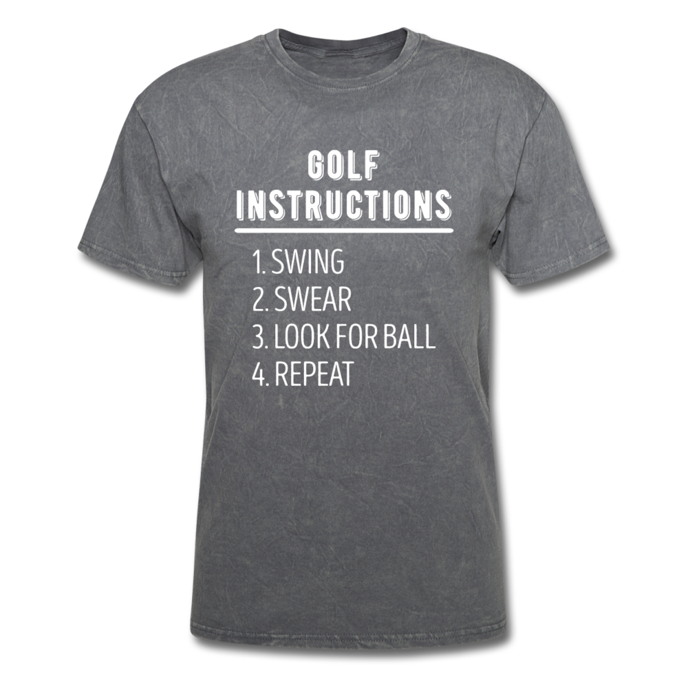 Golf Instructions Unisex T-Shirt-Unisex Classic T-Shirt | Fruit of the Loom 3930-Teelime | shirts-hoodies-mugs