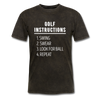 Golf Instructions Unisex T-Shirt-Unisex Classic T-Shirt | Fruit of the Loom 3930-Teelime | shirts-hoodies-mugs