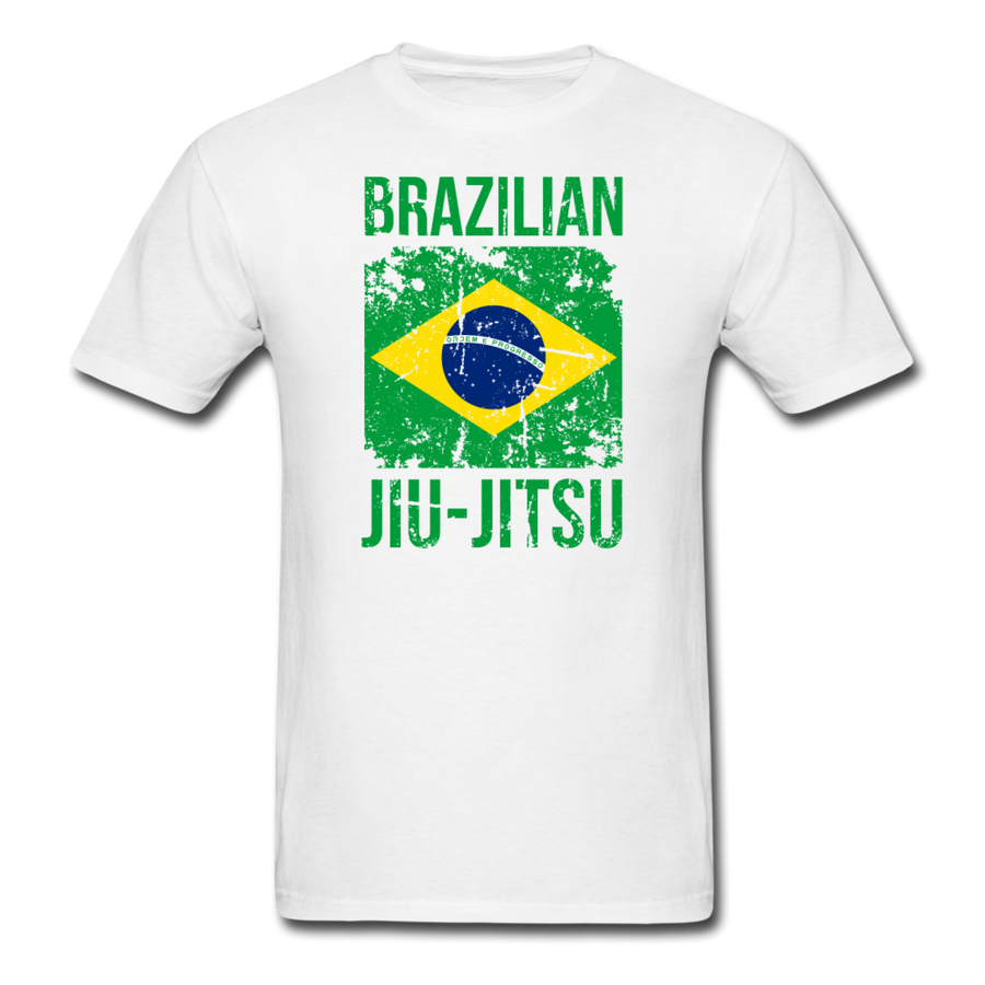 Brazilian Jiu Jitsu flag Unisex T-Shirt-Unisex Classic T-Shirt | Fruit of the Loom 3930-Teelime | shirts-hoodies-mugs