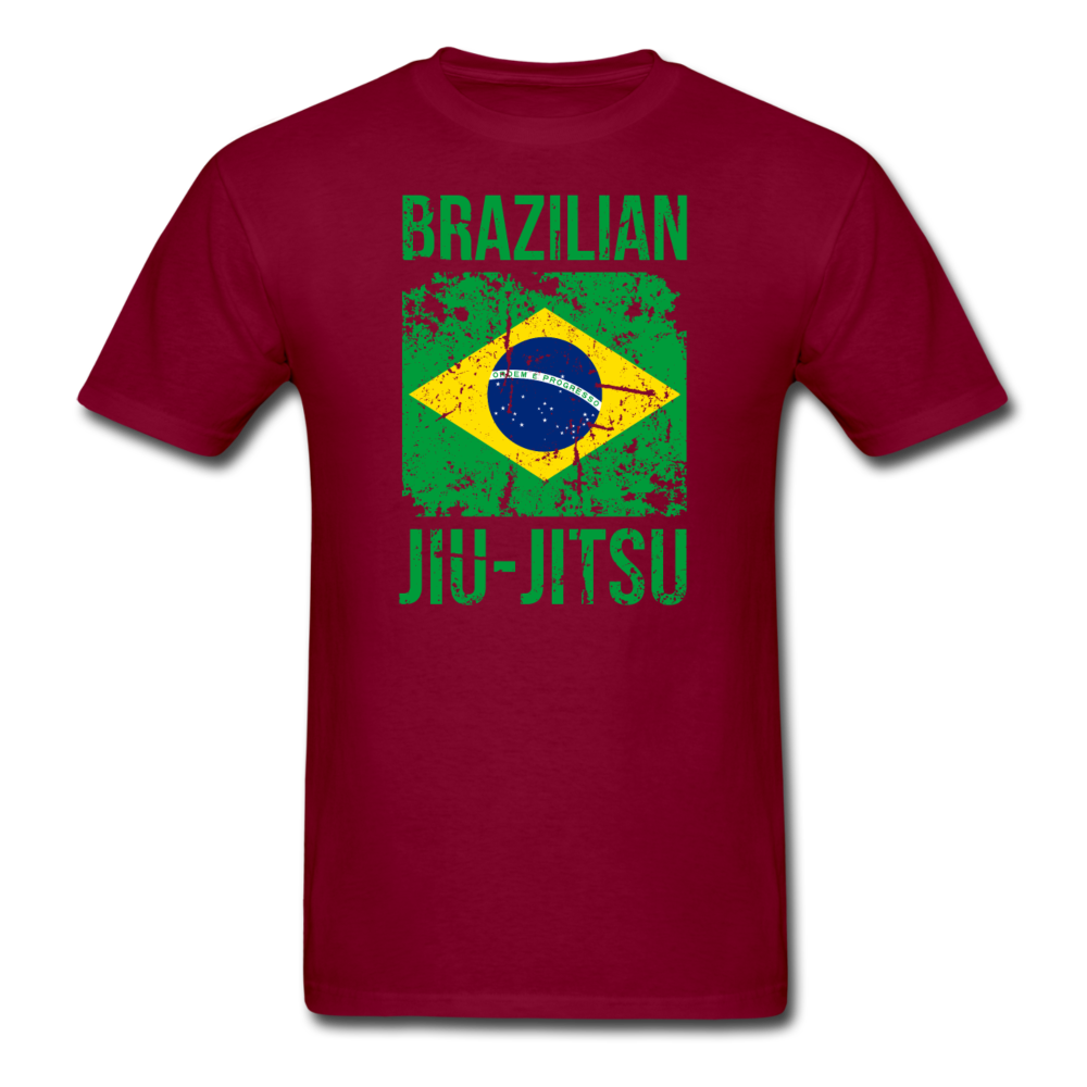 Brazilian Jiu Jitsu flag Unisex T-Shirt-Unisex Classic T-Shirt | Fruit of the Loom 3930-Teelime | shirts-hoodies-mugs