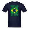 Brazilian Jiu Jitsu flag Unisex T-Shirt-Unisex Classic T-Shirt | Fruit of the Loom 3930-Teelime | shirts-hoodies-mugs