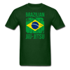 Brazilian Jiu Jitsu flag Unisex T-Shirt-Unisex Classic T-Shirt | Fruit of the Loom 3930-Teelime | shirts-hoodies-mugs