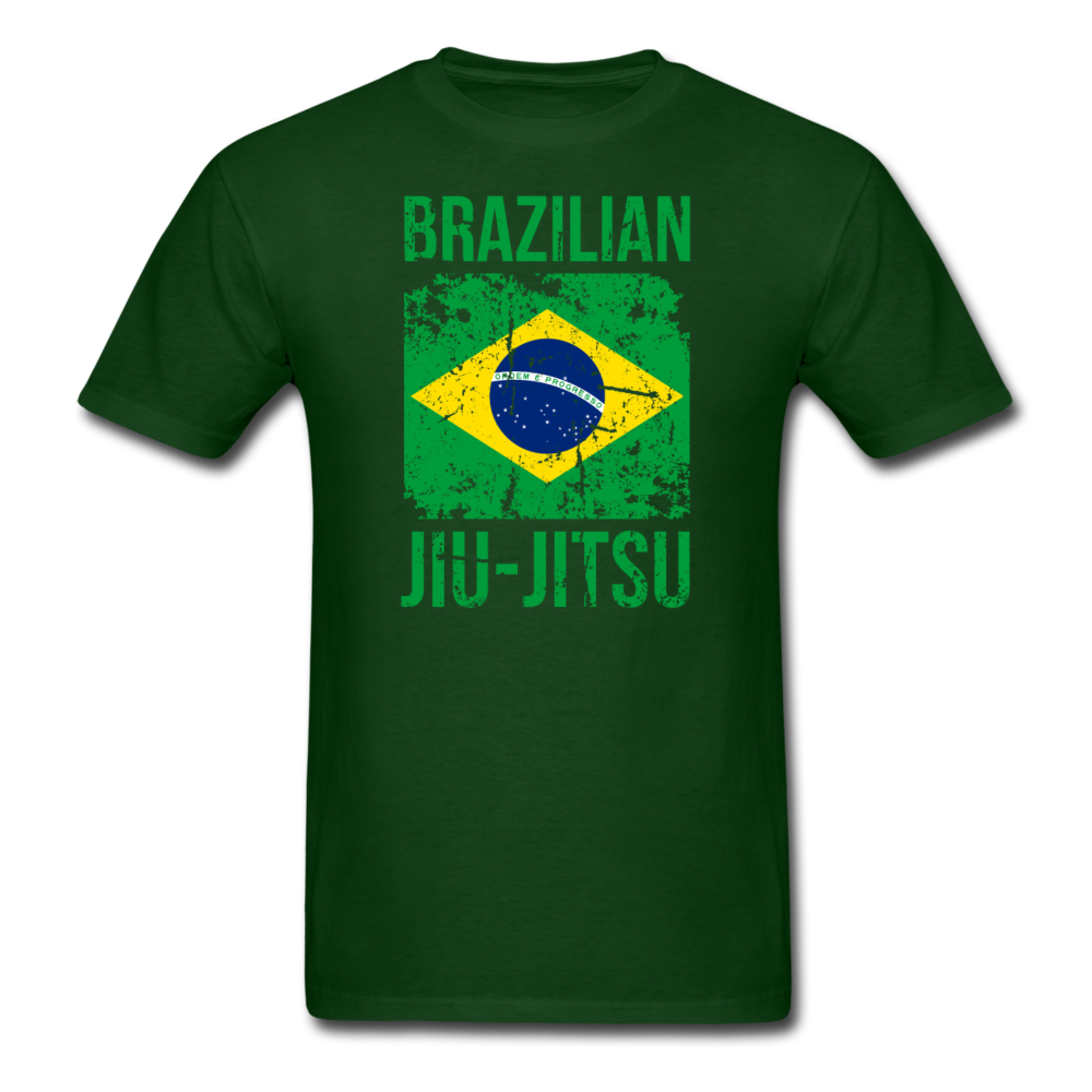 Brazilian Jiu Jitsu flag Unisex T-Shirt-Unisex Classic T-Shirt | Fruit of the Loom 3930-Teelime | shirts-hoodies-mugs