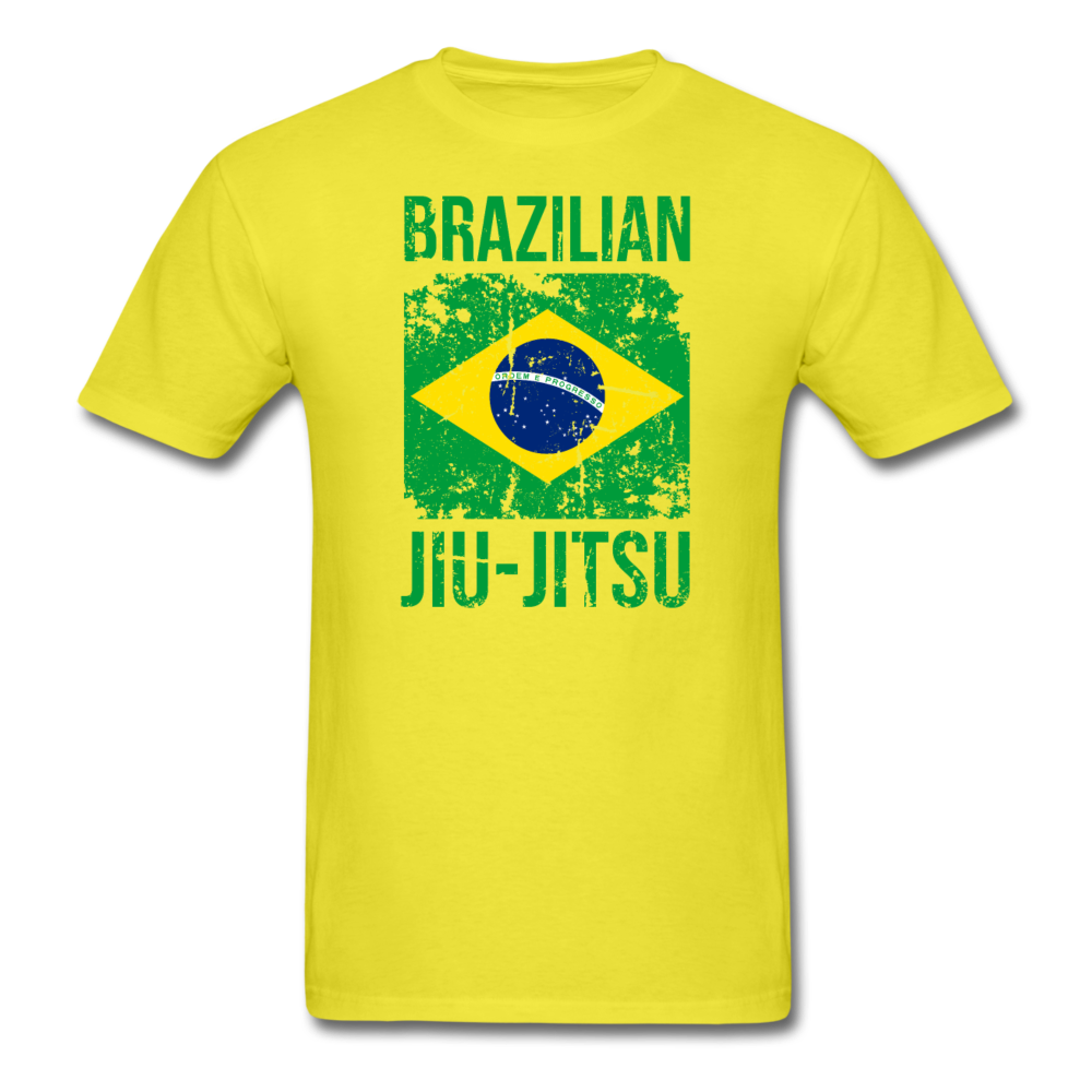 Brazilian Jiu Jitsu flag Unisex T-Shirt-Unisex Classic T-Shirt | Fruit of the Loom 3930-Teelime | shirts-hoodies-mugs