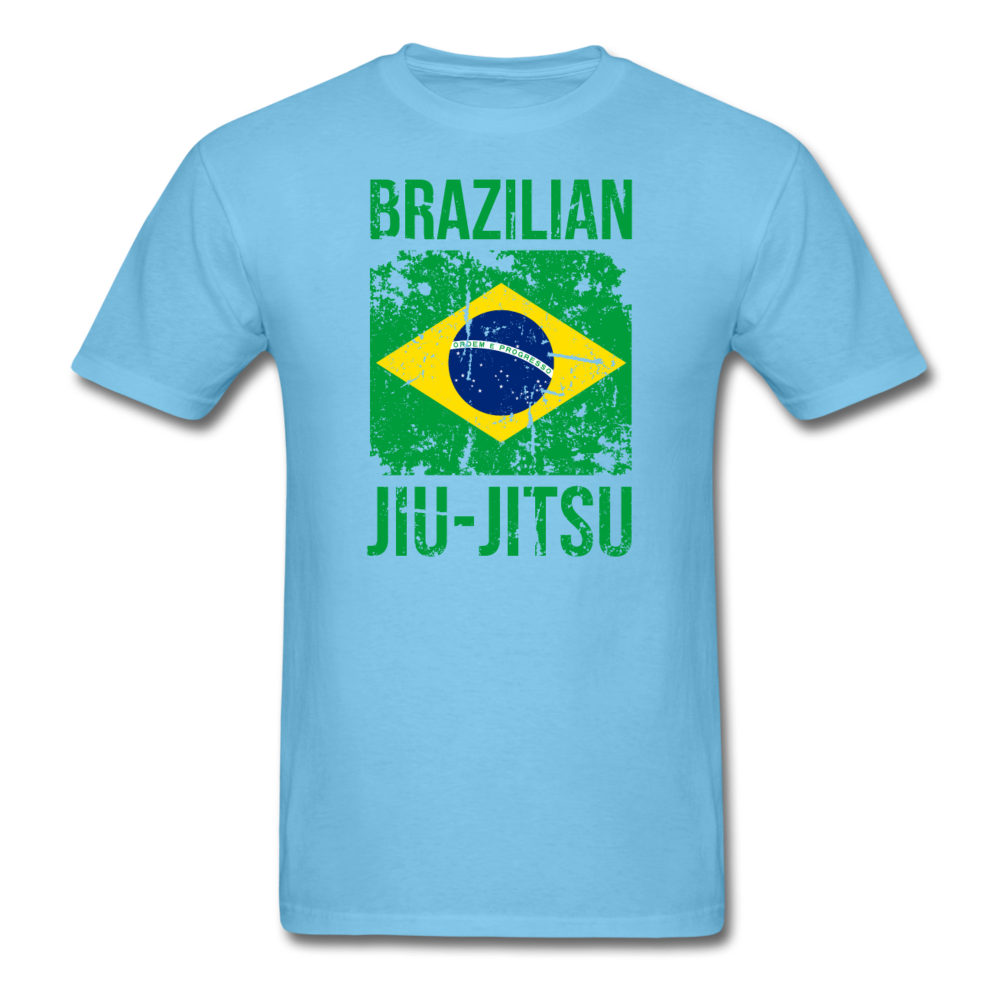 Brazilian Jiu Jitsu flag Unisex T-Shirt-Unisex Classic T-Shirt | Fruit of the Loom 3930-Teelime | shirts-hoodies-mugs