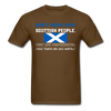 Don't mess with Scottish people Unisex T-Shirt-Unisex Classic T-Shirt | Fruit of the Loom 3930-Teelime | shirts-hoodies-mugs