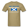 Don't mess with Scottish people Unisex T-Shirt-Unisex Classic T-Shirt | Fruit of the Loom 3930-Teelime | shirts-hoodies-mugs