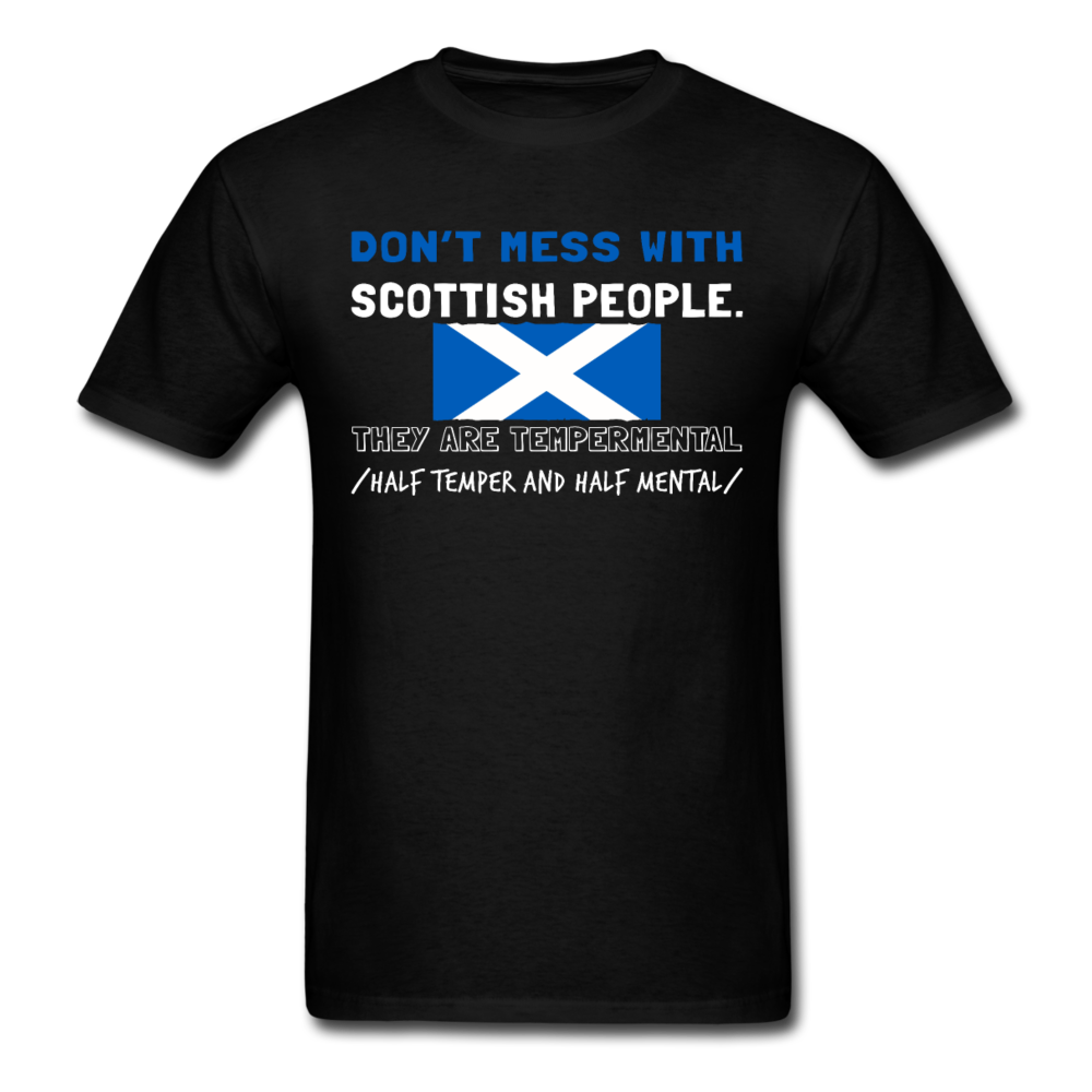 Don't mess with Scottish people Unisex T-Shirt-Unisex Classic T-Shirt | Fruit of the Loom 3930-Teelime | shirts-hoodies-mugs
