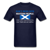 Don't mess with Scottish people Unisex T-Shirt-Unisex Classic T-Shirt | Fruit of the Loom 3930-Teelime | shirts-hoodies-mugs