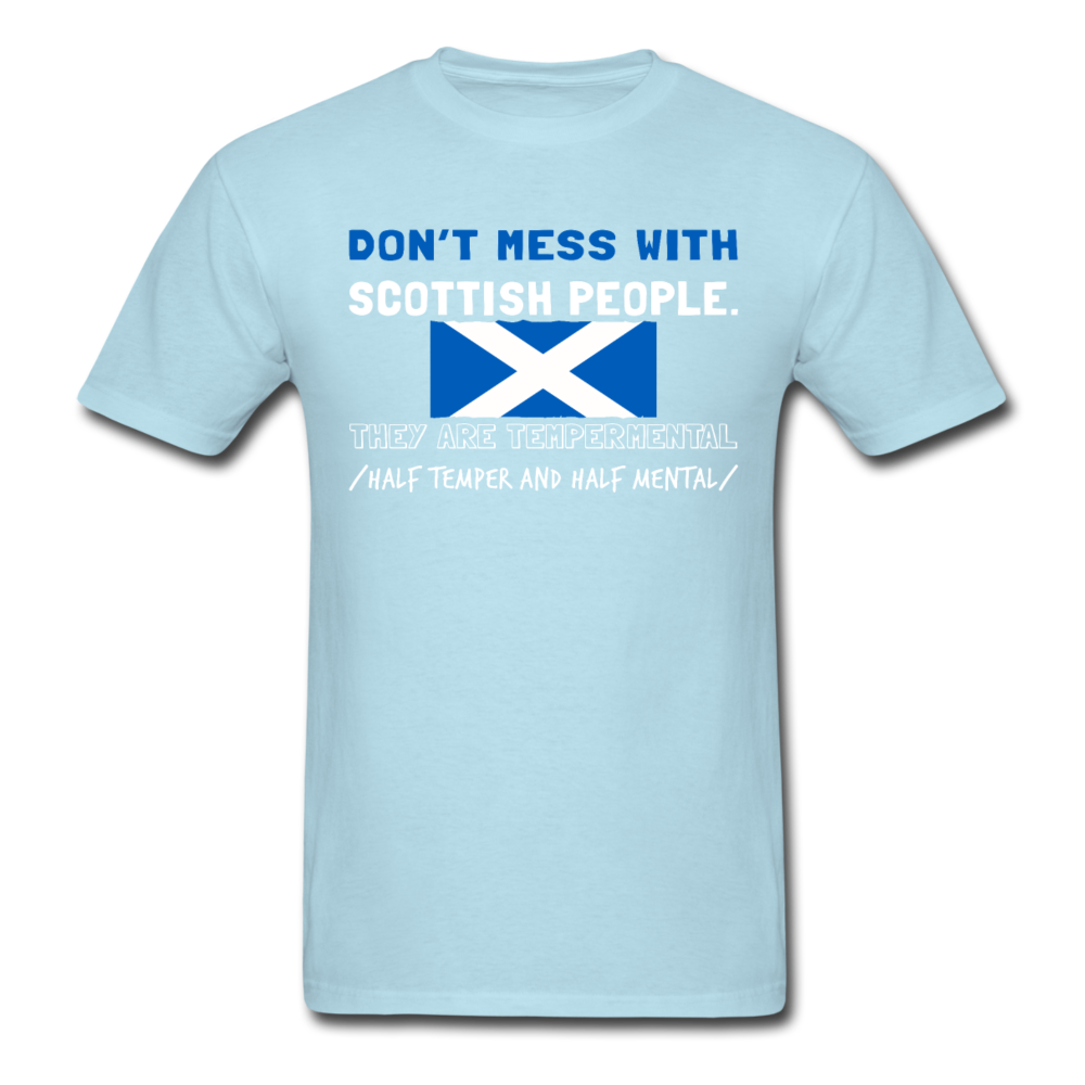Don't mess with Scottish people Unisex T-Shirt-Unisex Classic T-Shirt | Fruit of the Loom 3930-Teelime | shirts-hoodies-mugs