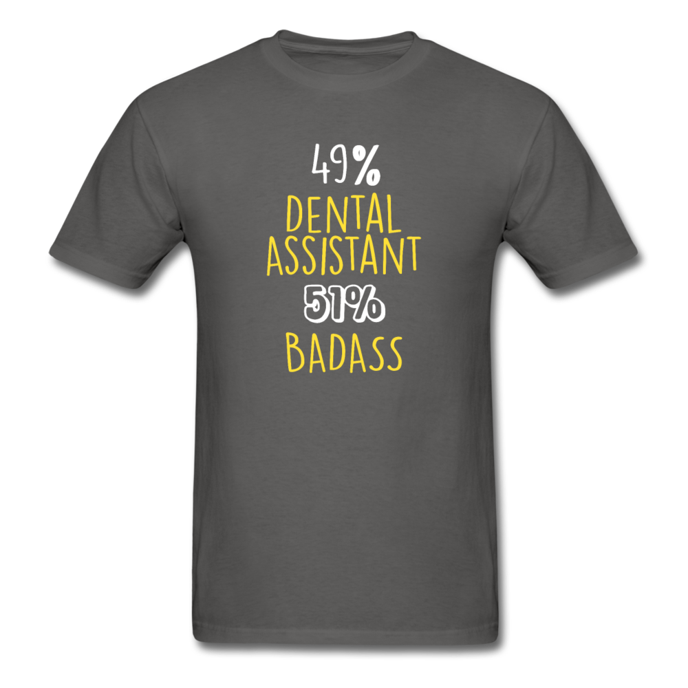 49% Dental Assistant 51% Badass Profession Unisex T-Shirt-Unisex Classic T-Shirt | Fruit of the Loom 3930-Teelime | shirts-hoodies-mugs