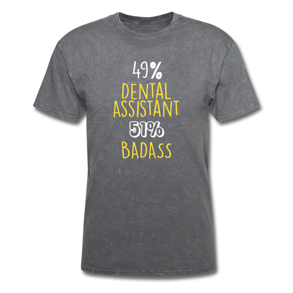 49% Dental Assistant 51% Badass Profession Unisex T-Shirt-Unisex Classic T-Shirt | Fruit of the Loom 3930-Teelime | shirts-hoodies-mugs