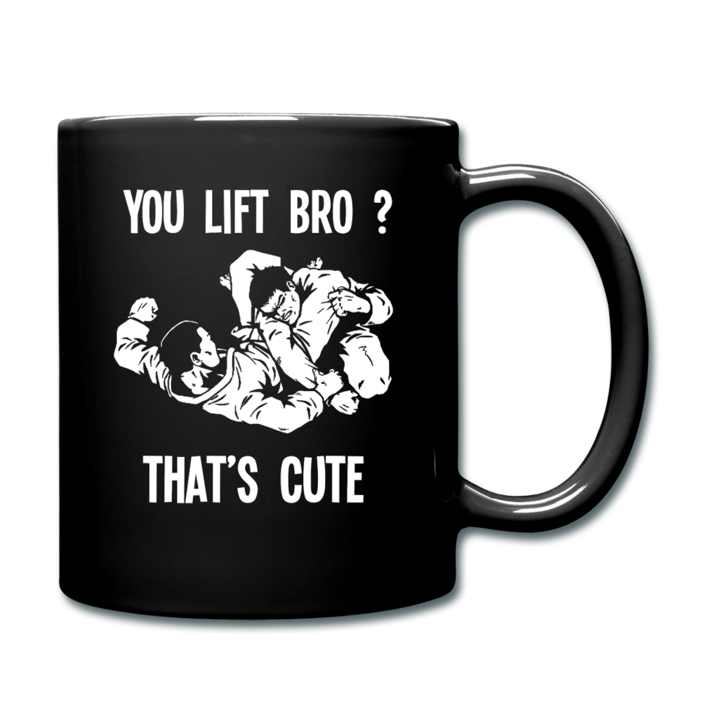 Bjj You lift bro? That's cute 11oz Black Mug-Full Color Mug | BestSub B11Q-Teelime | shirts-hoodies-mugs