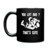 Bjj You lift bro? That's cute 11oz Black Mug-Full Color Mug | BestSub B11Q-Teelime | shirts-hoodies-mugs