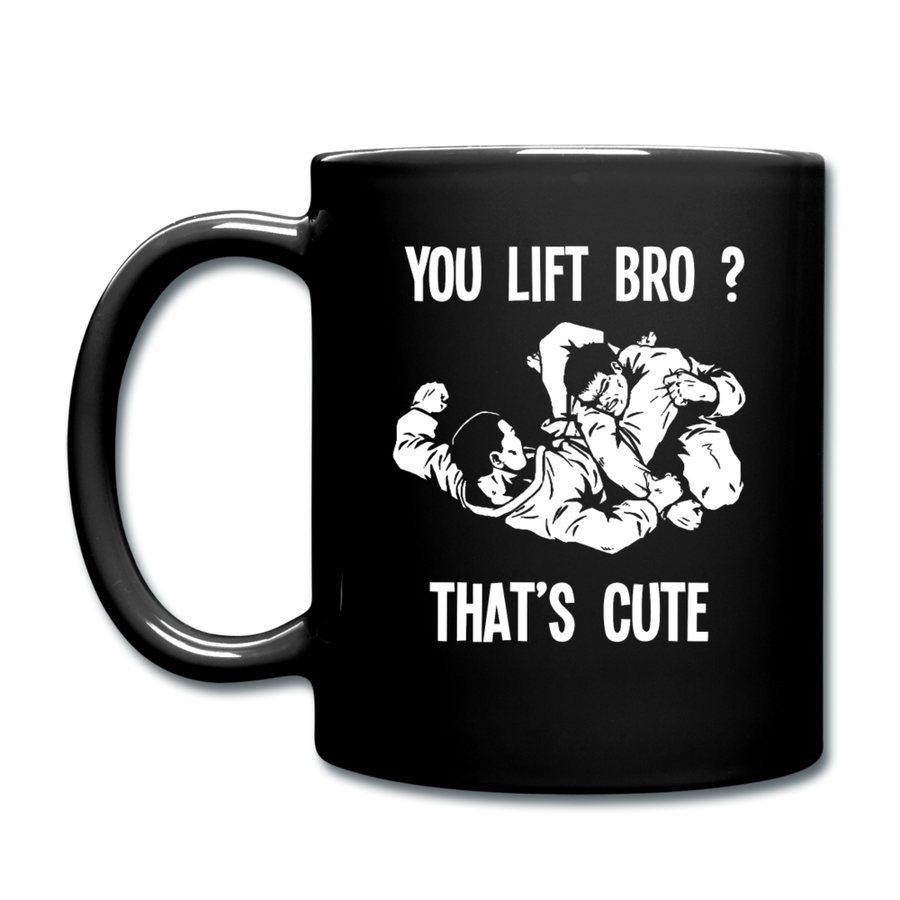 Bjj You lift bro? That's cute 11oz Black Mug-Full Color Mug | BestSub B11Q-Teelime | shirts-hoodies-mugs