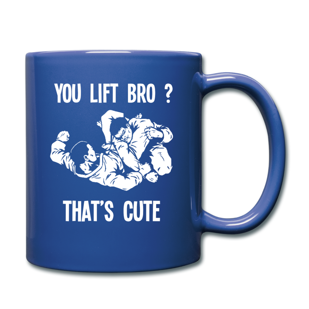 Bjj You lift bro? That's cute 11oz Black Mug-Full Color Mug | BestSub B11Q-Teelime | shirts-hoodies-mugs
