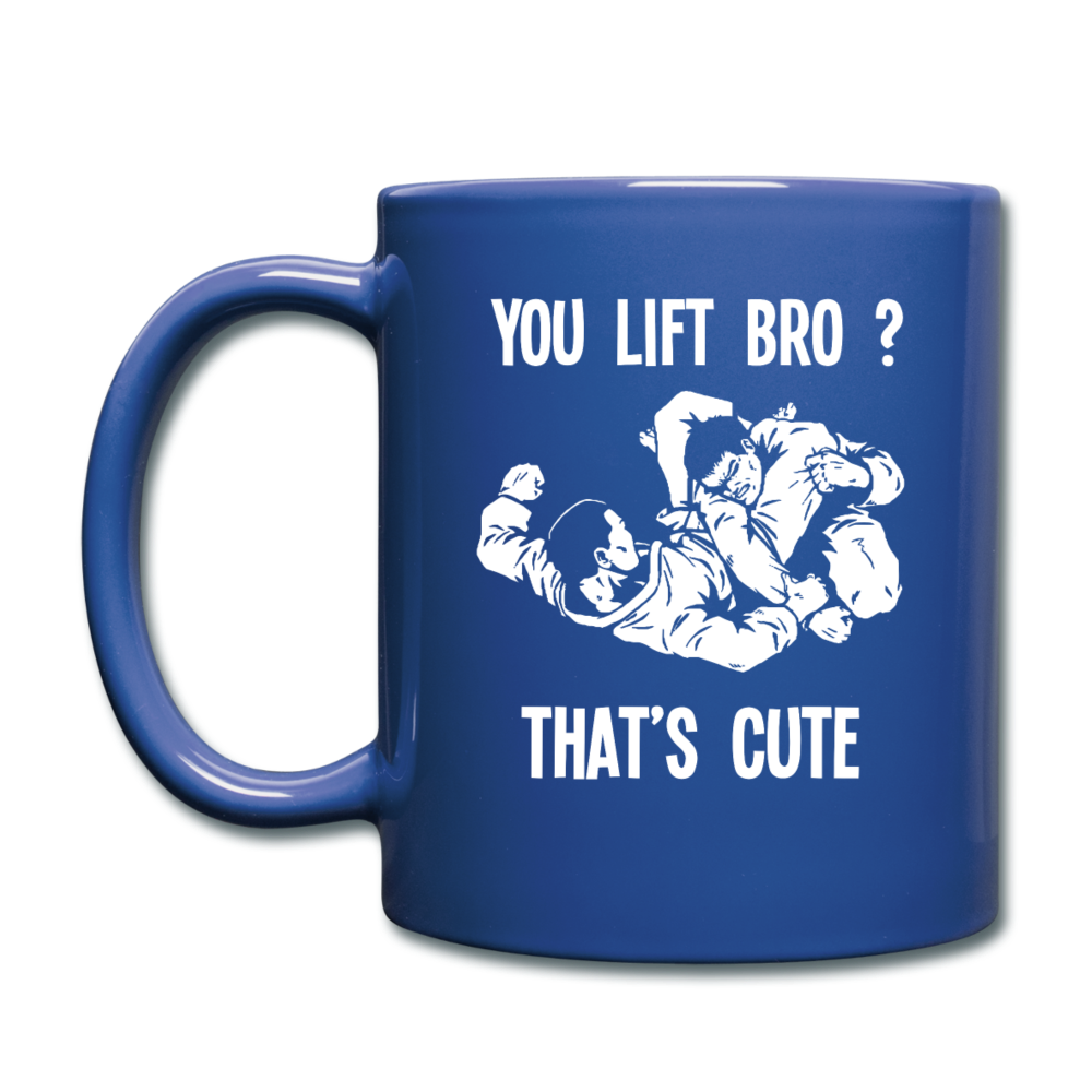 Bjj You lift bro? That's cute 11oz Black Mug-Full Color Mug | BestSub B11Q-Teelime | shirts-hoodies-mugs