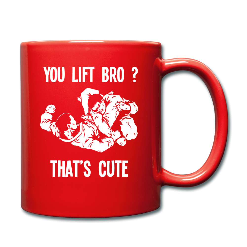 Bjj You lift bro? That's cute 11oz Black Mug-Full Color Mug | BestSub B11Q-Teelime | shirts-hoodies-mugs