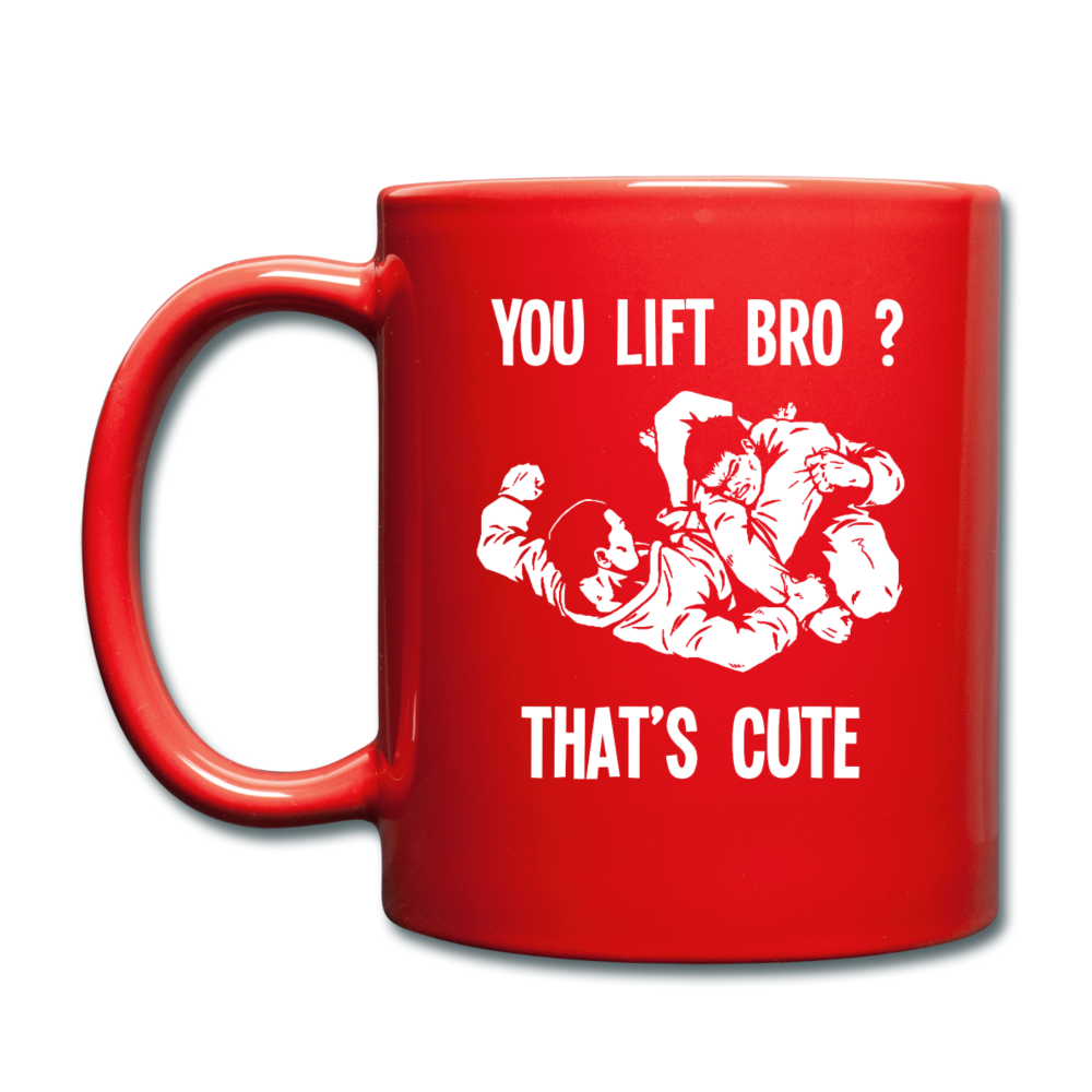 Bjj You lift bro? That's cute 11oz Black Mug-Full Color Mug | BestSub B11Q-Teelime | shirts-hoodies-mugs