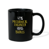 Mechanical Engineer 49% Mechanical Engineer 51% Badass 11oz Black Mug-Full Color Mug | BestSub B11Q-Teelime | shirts-hoodies-mugs