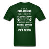 I am a paw-holding animal-loving fur-shaving Vet Tech Unisex T-Shirt-Unisex Classic T-Shirt | Fruit of the Loom 3930-Teelime | shirts-hoodies-mugs