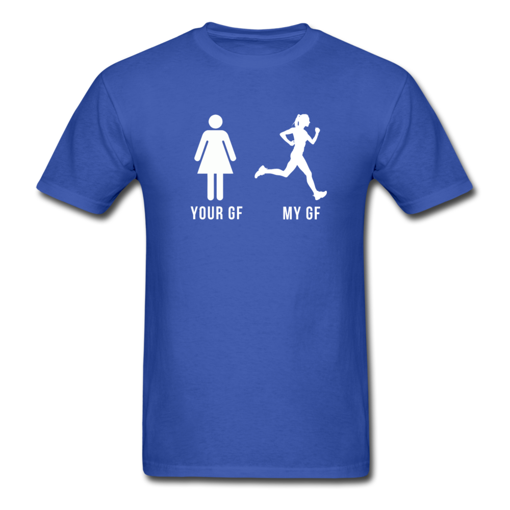 YOUR GF MY GF Unisex T-Shirt-Unisex Classic T-Shirt | Fruit of the Loom 3930-Teelime | shirts-hoodies-mugs
