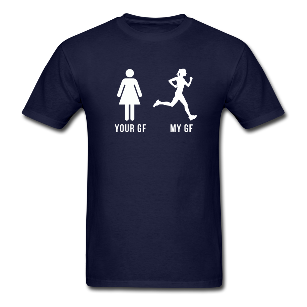 YOUR GF MY GF Unisex T-Shirt-Unisex Classic T-Shirt | Fruit of the Loom 3930-Teelime | shirts-hoodies-mugs