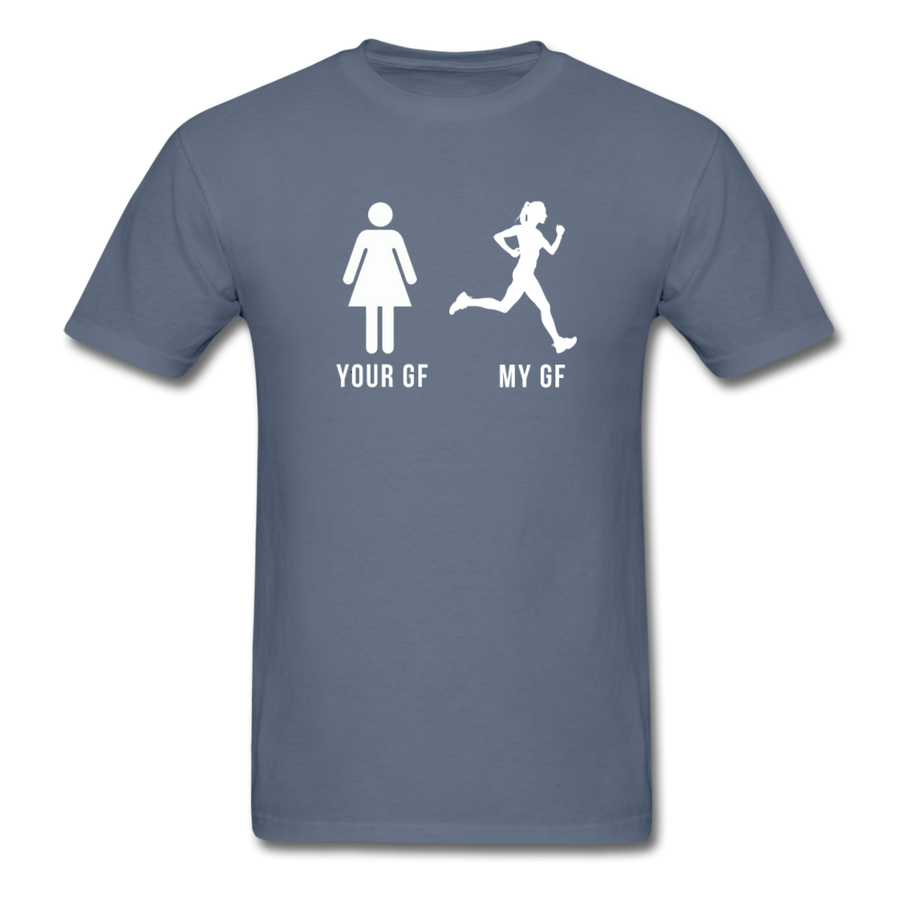 YOUR GF MY GF Unisex T-Shirt-Unisex Classic T-Shirt | Fruit of the Loom 3930-Teelime | shirts-hoodies-mugs