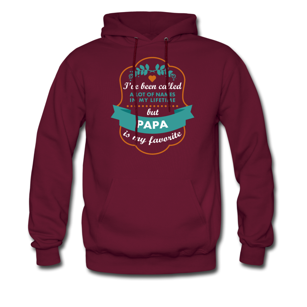 I've Been Called a Lot of Names In My Lifetime But Papa Is My Favourite Unisex Hoodie-Men's Hoodie | Hanes P170-Teelime | shirts-hoodies-mugs