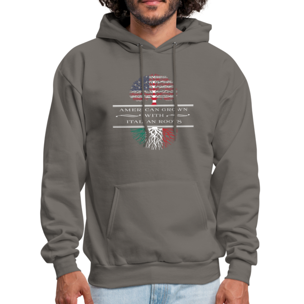 American Grown With Italian Roots Unisex Hoodie-Men's Hoodie | Hanes P170-Teelime | shirts-hoodies-mugs