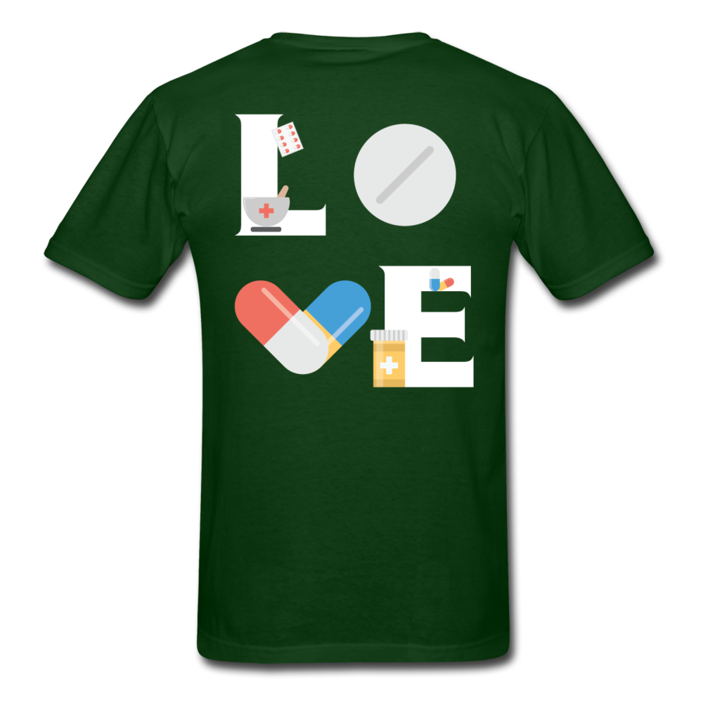 Pharmacist LOVE - Back Unisex T-Shirt-Unisex Classic T-Shirt | Fruit of the Loom 3930-Teelime | shirts-hoodies-mugs