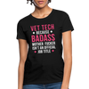 Vet Tech Because Badass Isn't An Official Job Title Gildan Ultra Cotton Ladies T-Shirt-Women's T-Shirt | Fruit of the Loom L3930R-Teelime | shirts-hoodies-mugs