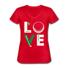 Golfer Love Women's V-Neck T-Shirt-Women's V-Neck T-Shirt | Fruit of the Loom L39VR-Teelime | shirts-hoodies-mugs