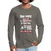 Some People Have To Wait a Lifetime To Meet Their Favorite Ice Hockey Player, Mine Calls Me Dad Unisex Longsleeve-Men's Premium Long Sleeve T-Shirt | Spreadshirt 875-Teelime | shirts-hoodies-mugs