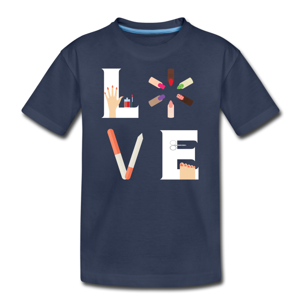 LOVE Nail Technician - Kids' Premium T-Shirt-Kids' Premium T-Shirt | Spreadshirt 815-Teelime | shirts-hoodies-mugs
