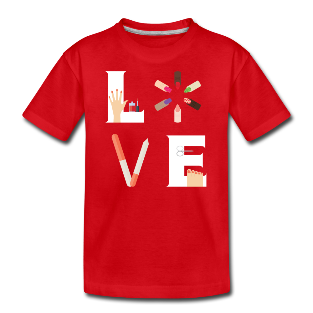 LOVE Nail Technician - Kids' Premium T-Shirt-Kids' Premium T-Shirt | Spreadshirt 815-Teelime | shirts-hoodies-mugs