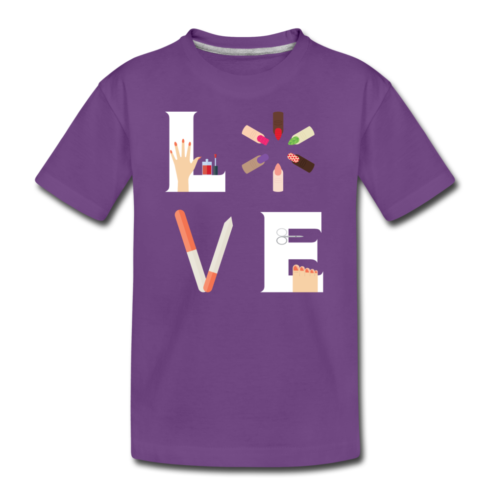 LOVE Nail Technician - Kids' Premium T-Shirt-Kids' Premium T-Shirt | Spreadshirt 815-Teelime | shirts-hoodies-mugs