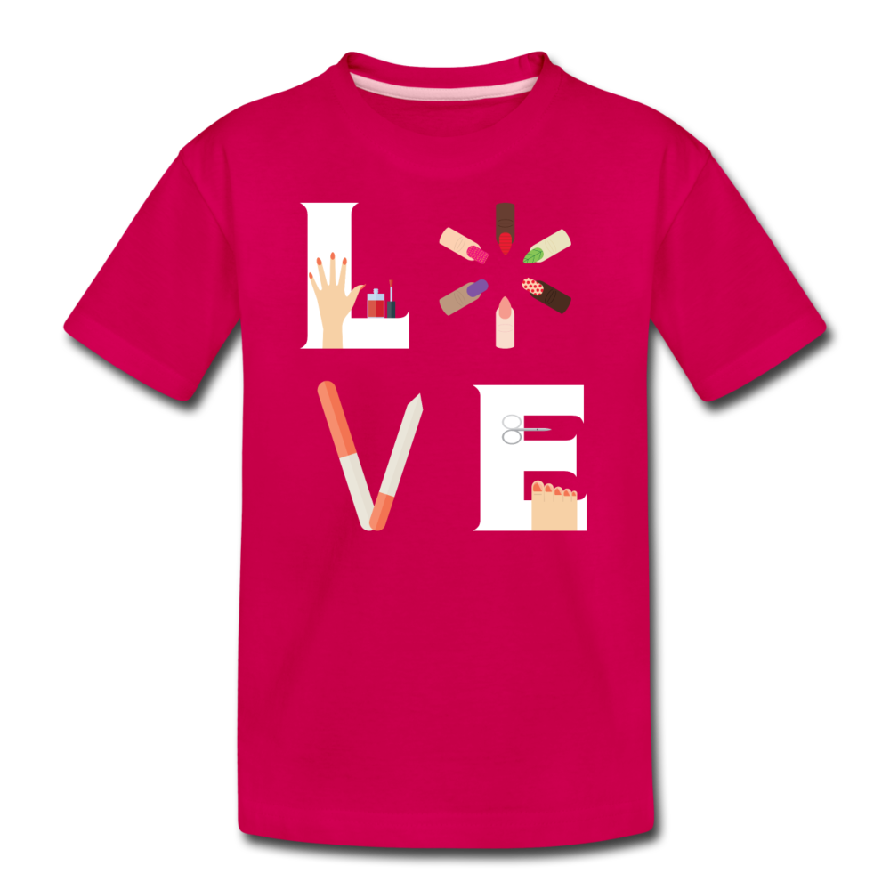 LOVE Nail Technician - Kids' Premium T-Shirt-Kids' Premium T-Shirt | Spreadshirt 815-Teelime | shirts-hoodies-mugs